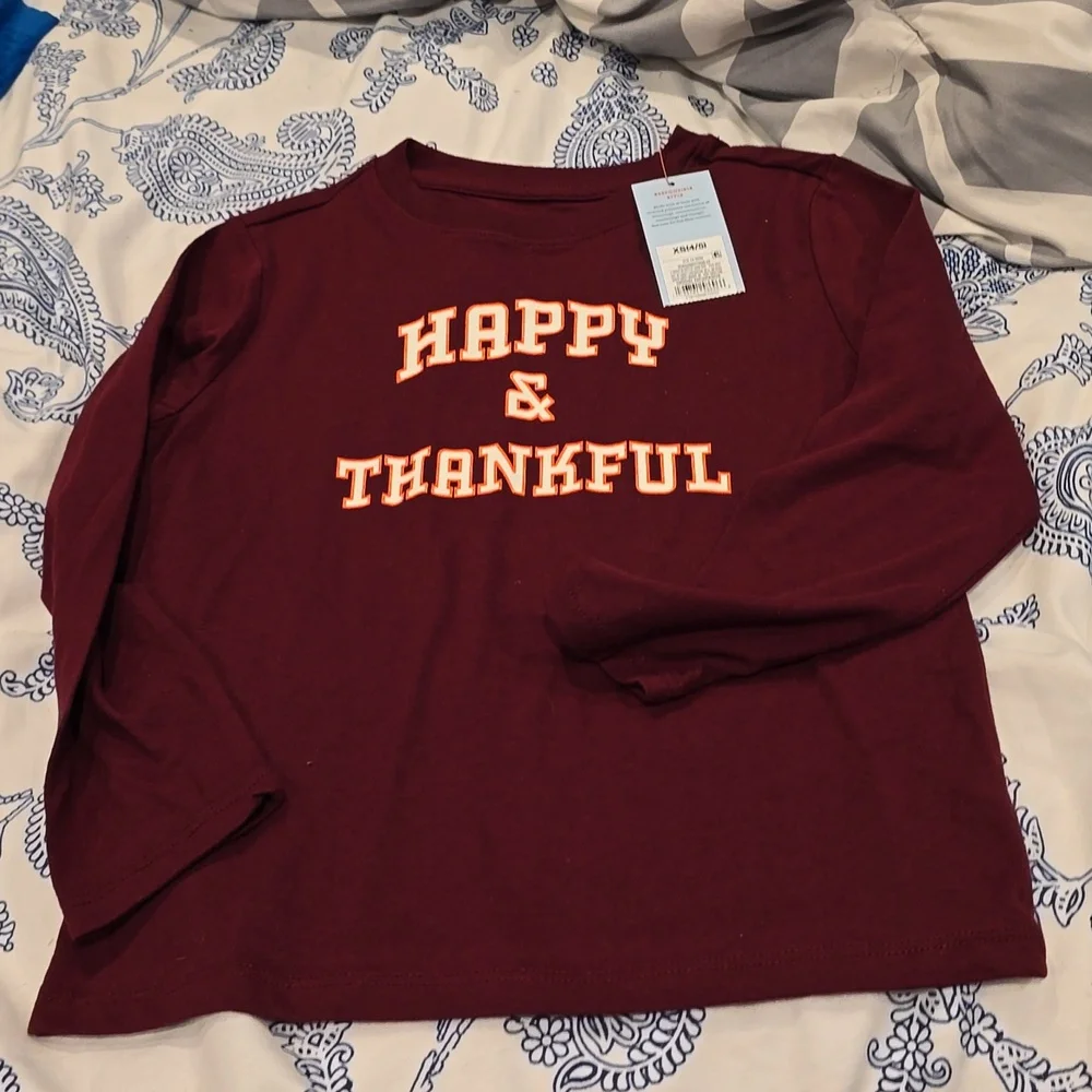 ❤️10/$40 New cat & jack thankful shirt
